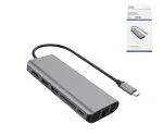 USB-C vers 2x USB 3.0, HDMI, RJ45, SD, lecteur de carte USBC SD, 1x USB-C Data + PD 100W